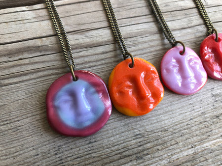 New Calm Face Necklaces