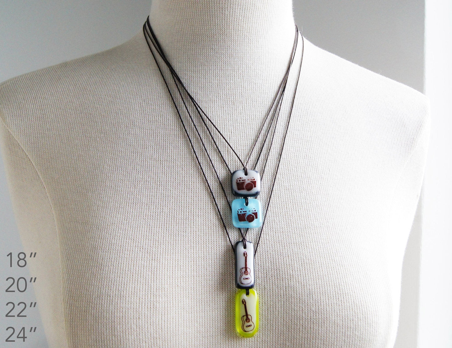 Necklace length chart guide