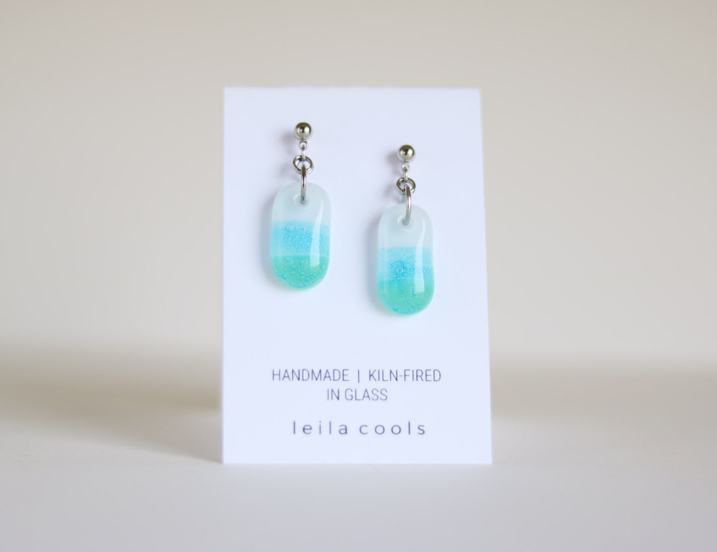 Tricolor Drop Earrings