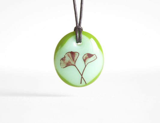 Ginkgo Leaf Necklace