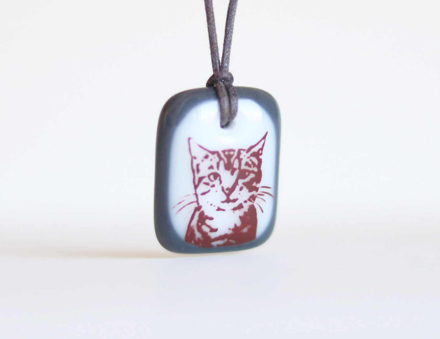 Tabby Cat Necklace
