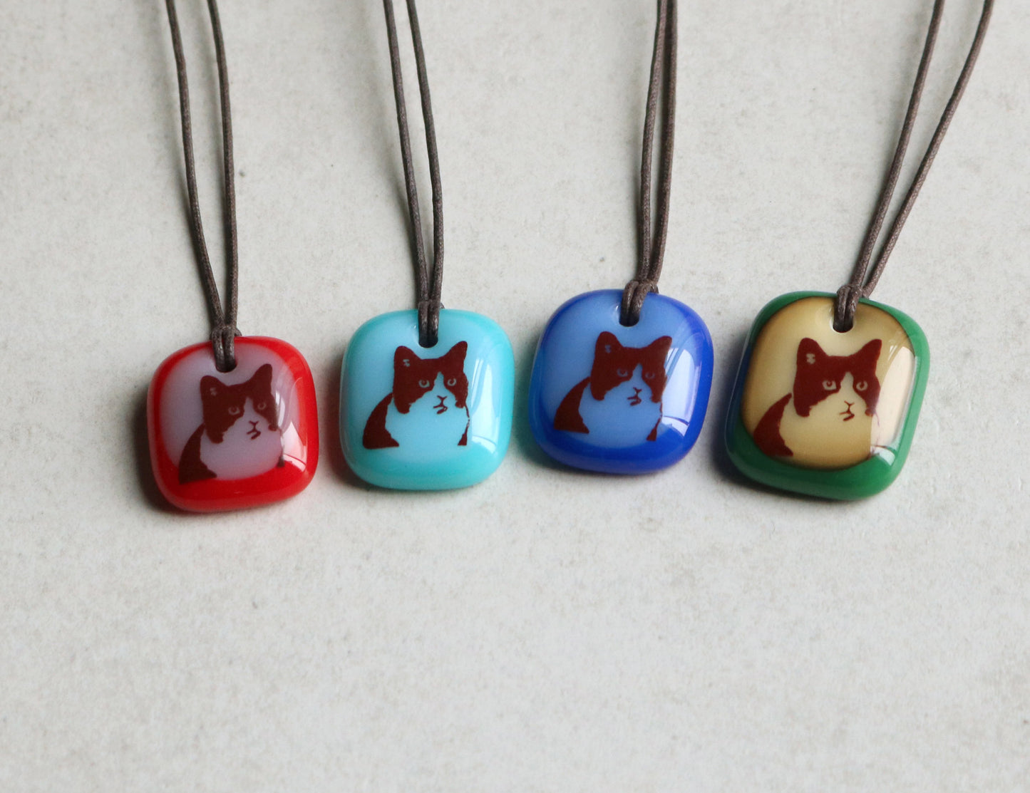 Tuxedo Cat Necklace