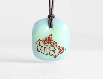 Canada Map Necklace