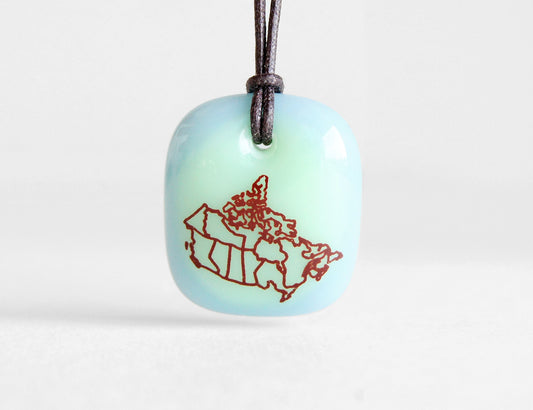 Canada Map Necklace