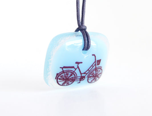 Vintage Bicycle Necklace