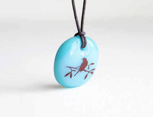 Bird on a Branch Necklace - Wholesale