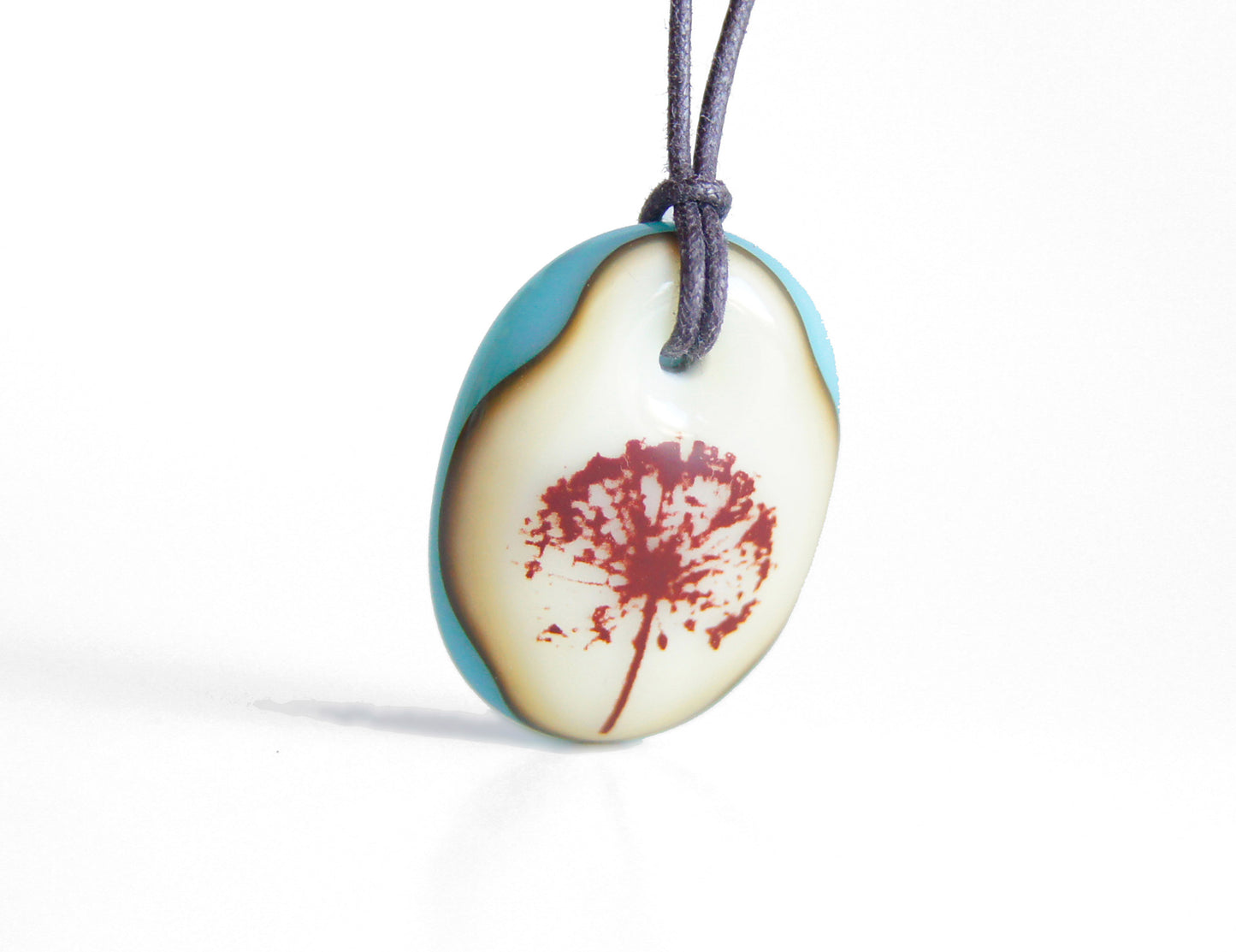 Dandelion Puff Ball Necklace