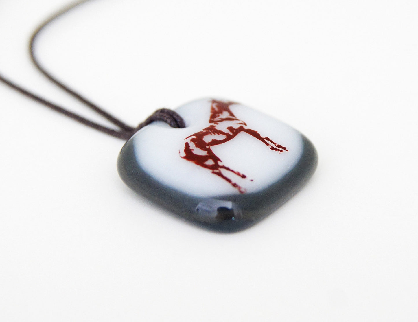 Black and white horse jewelry.