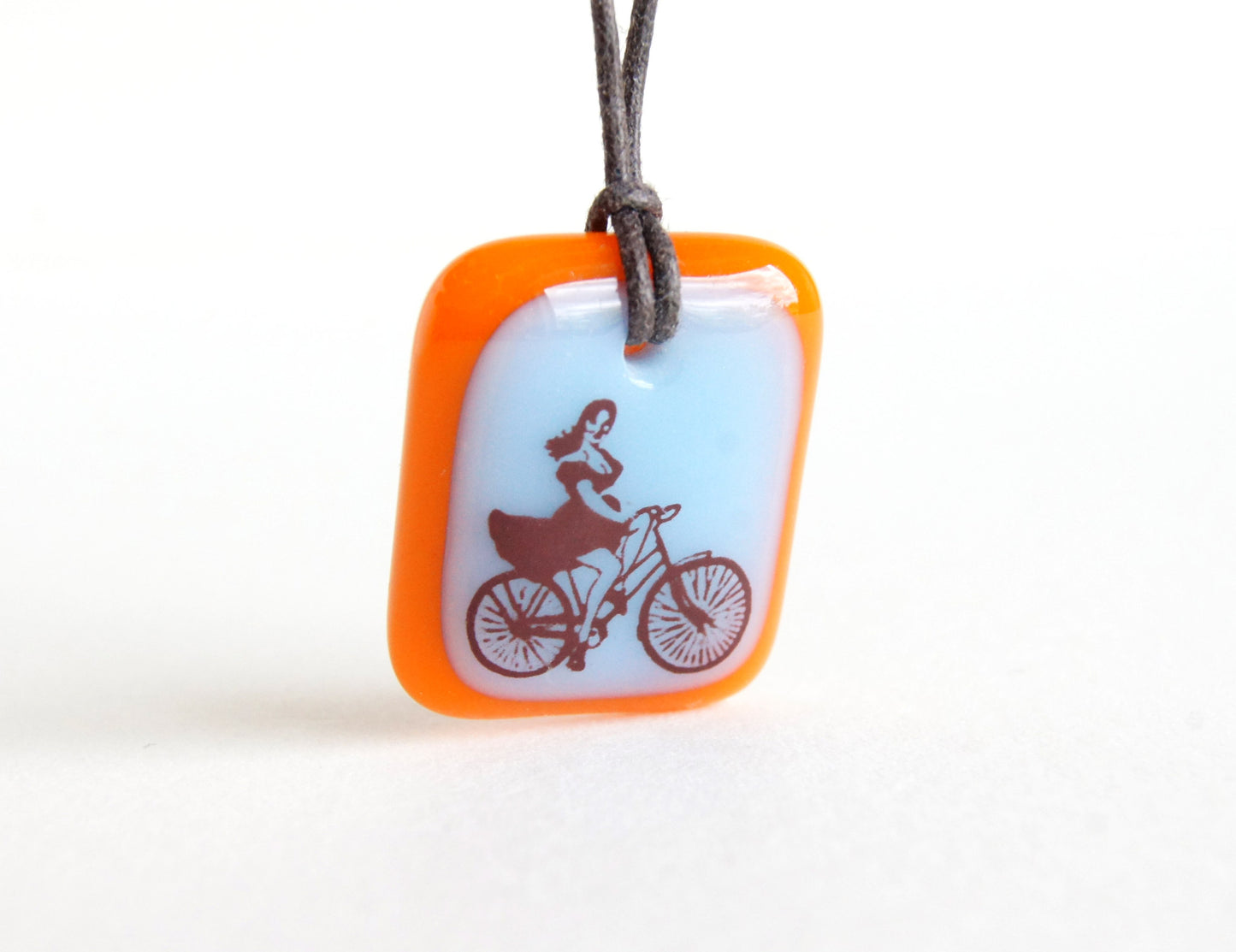 Bicycle Lady Necklace