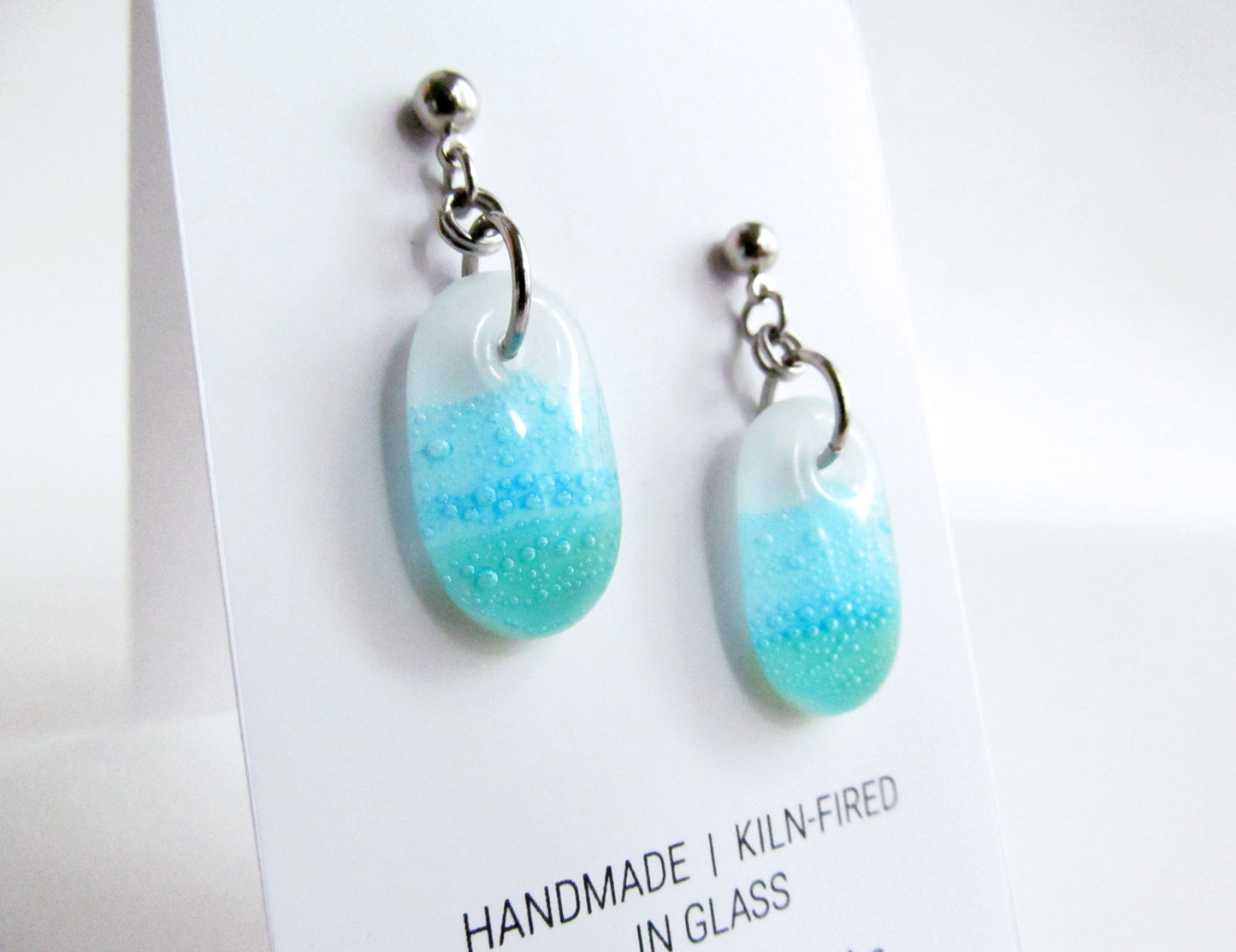 Tricolor Drop Earrings - Limited One-of-a-Kind