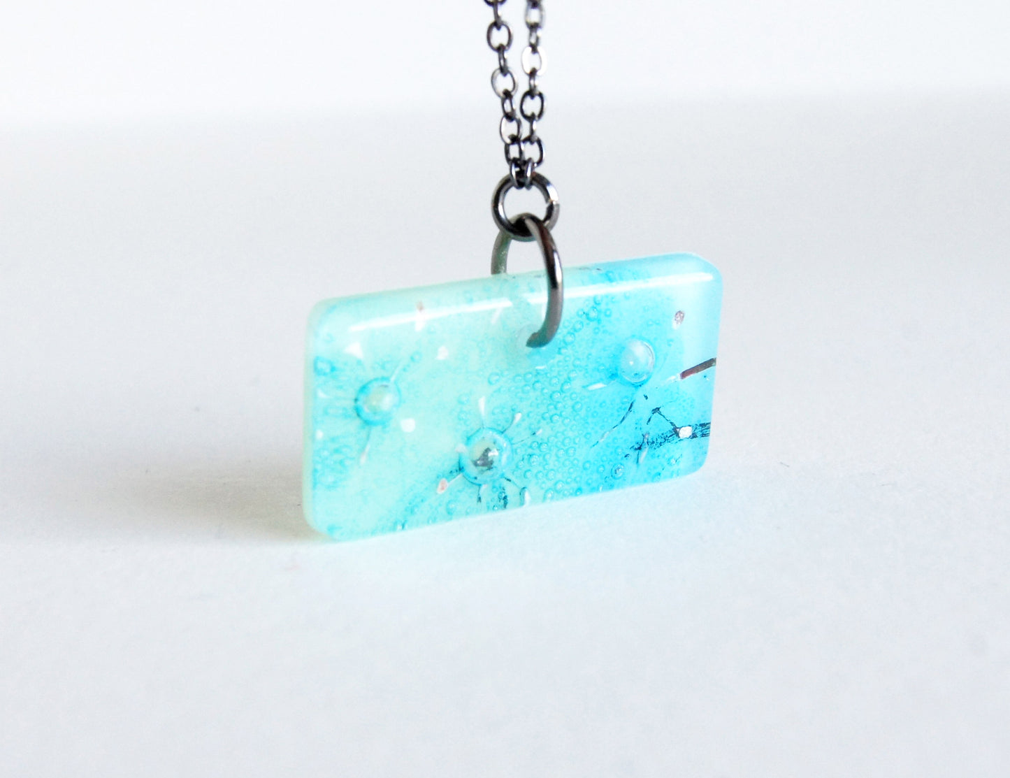 Glass Pendant Necklace #14