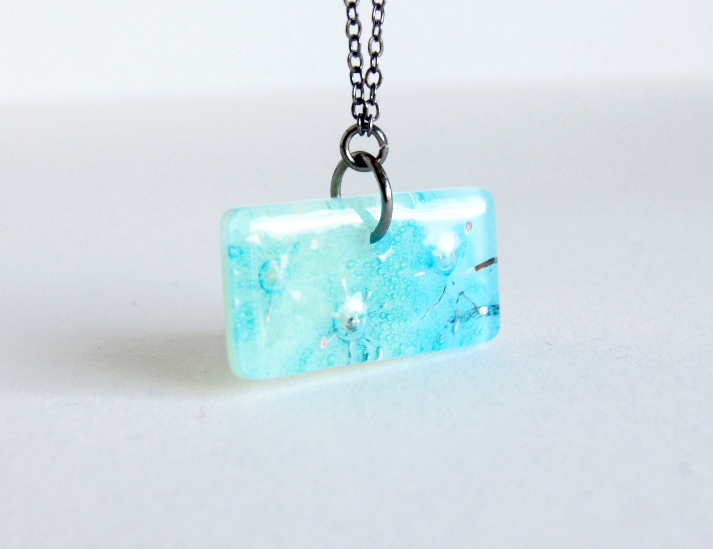 Glass Pendant Necklace #14