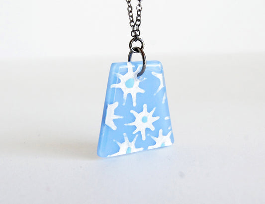 Glass Pendant Necklace #16