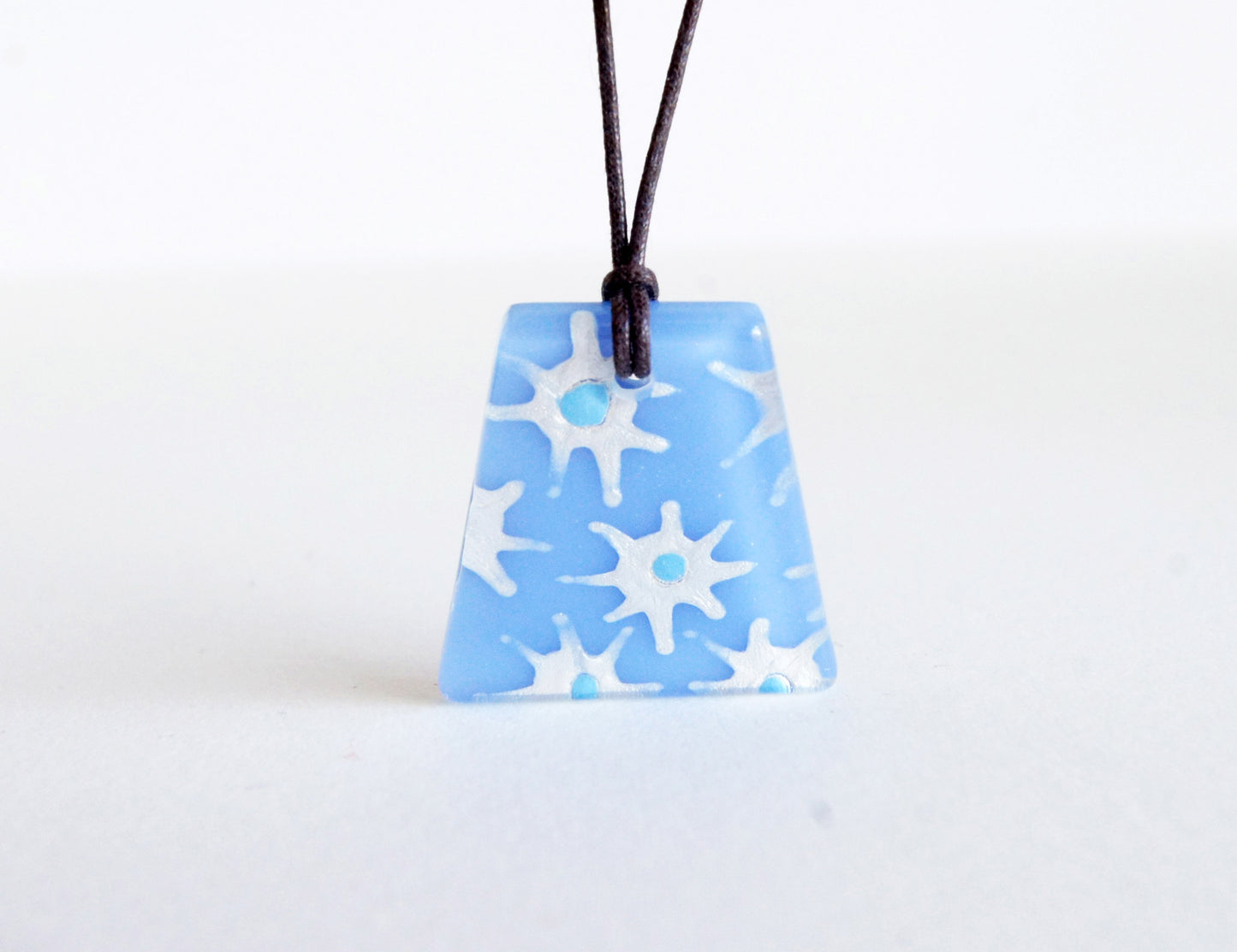 Glass Pendant Necklace #16