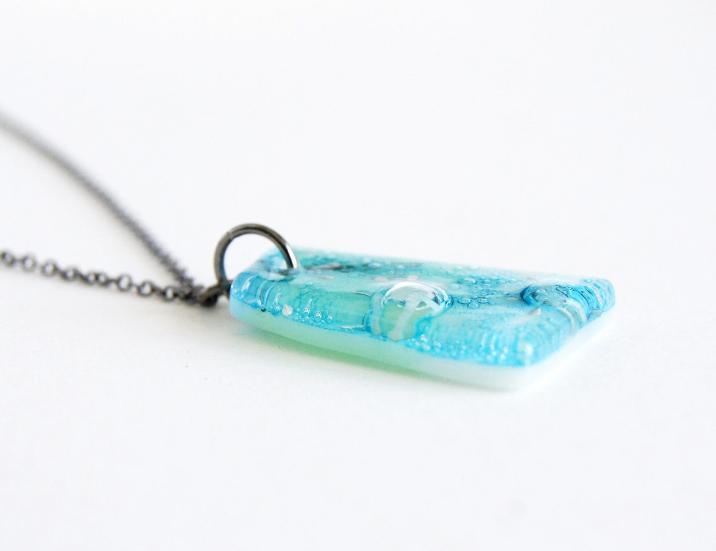 Glass Pendant Necklace #11