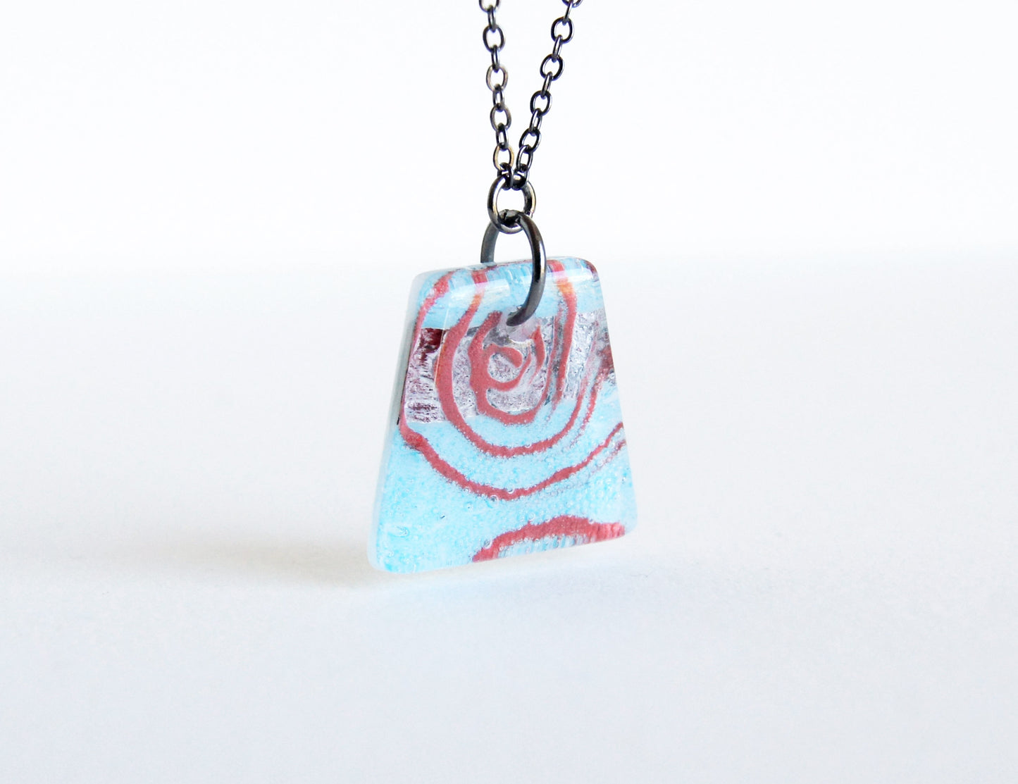 Glass Pendant Necklace #7