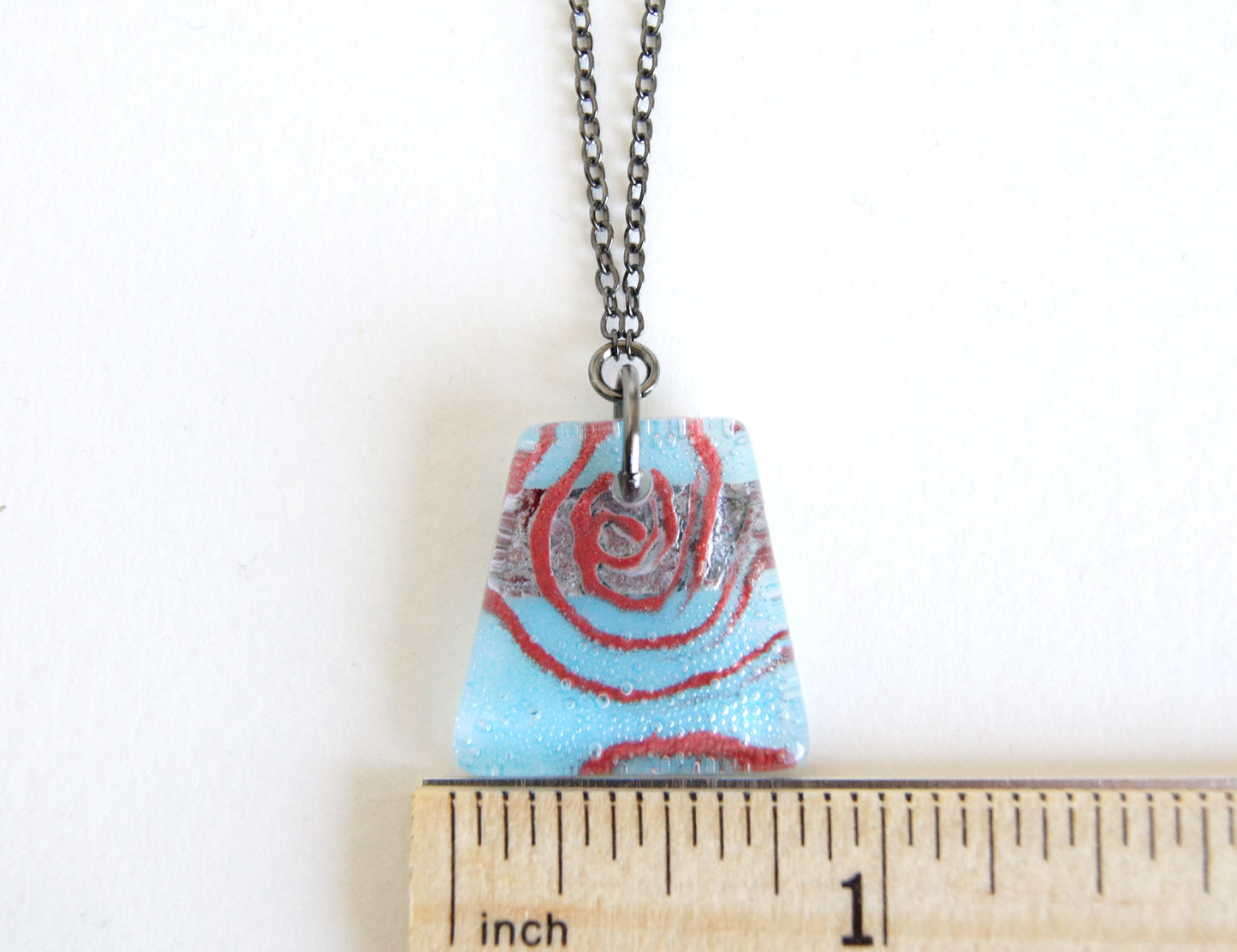 Glass Pendant Necklace #7