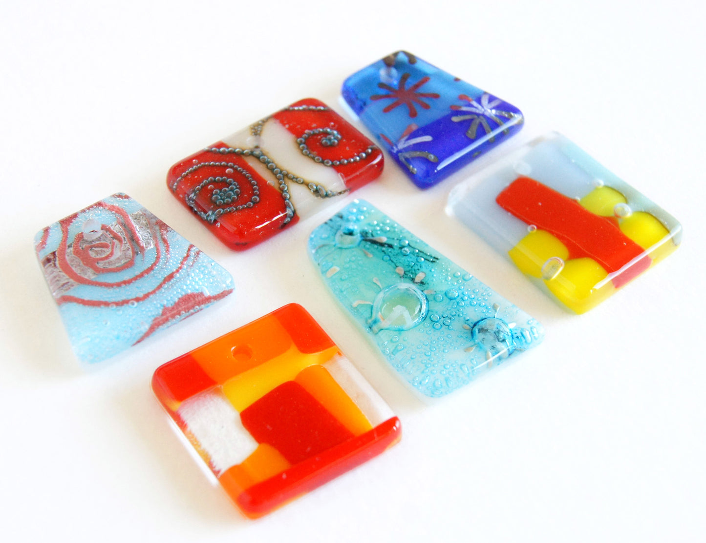 Glass Pendant Necklace #7