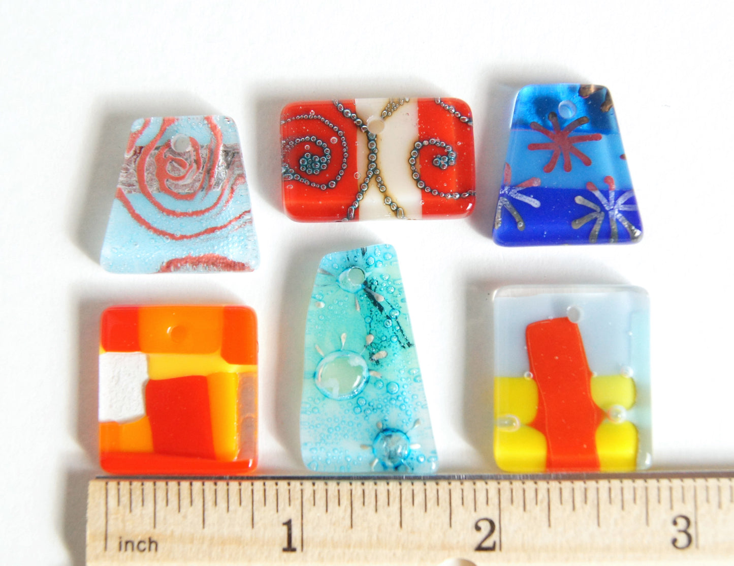 Glass Pendant Necklace #7