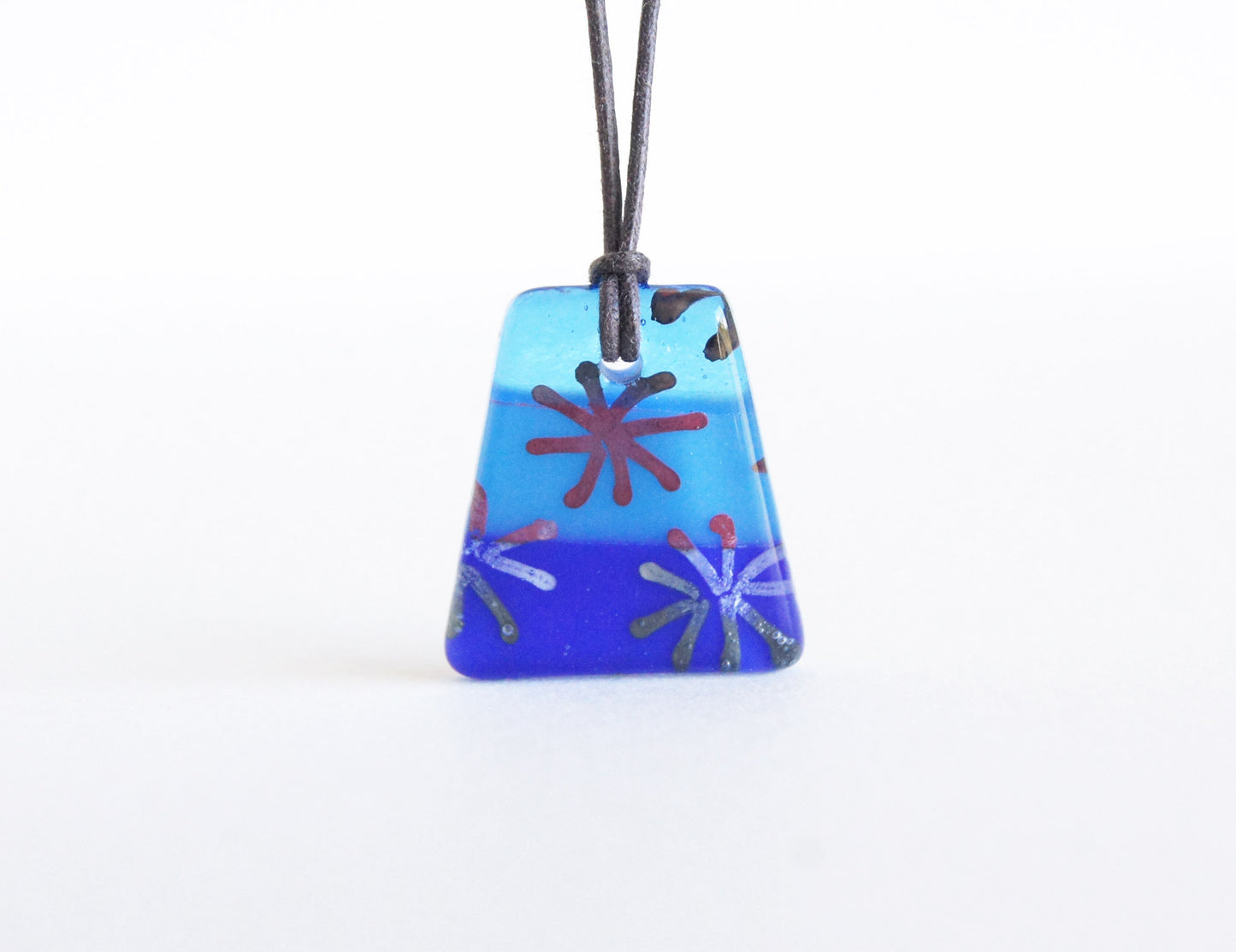Glass Pendant Necklace #9