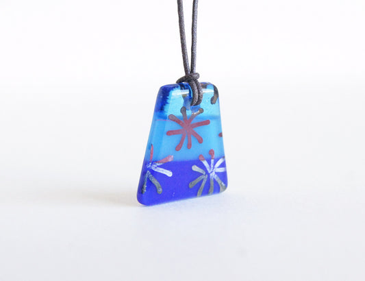 Glass Pendant Necklace #9