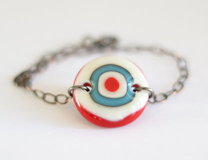 Bracelet - Red Bullseye