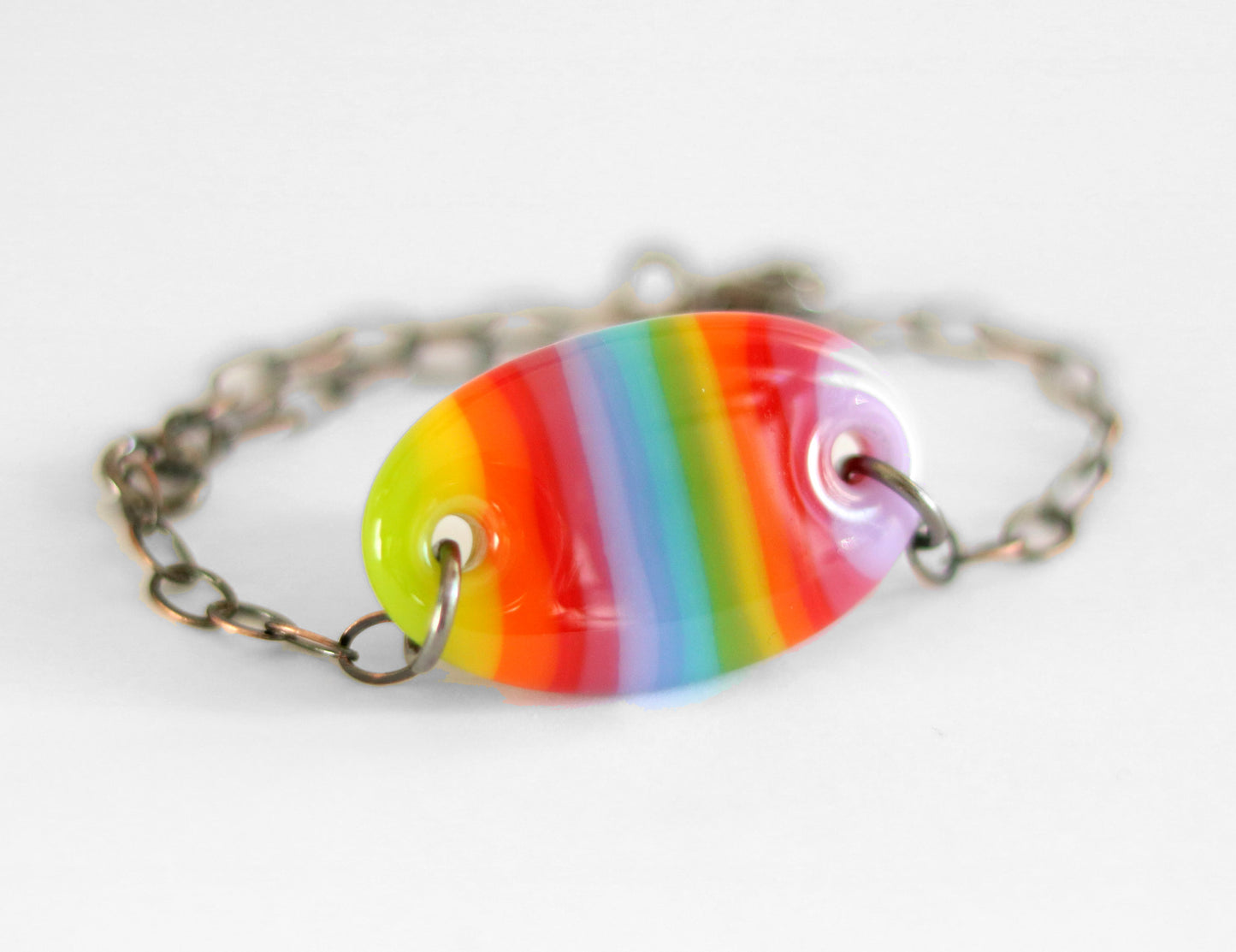 Bracelet - Rainbow Oval