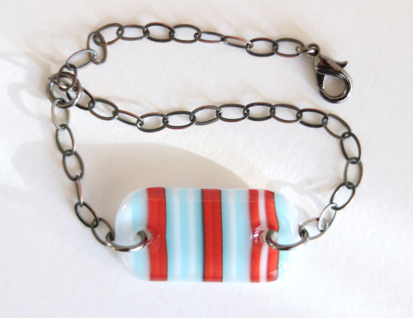 Red Stripe Bracelet