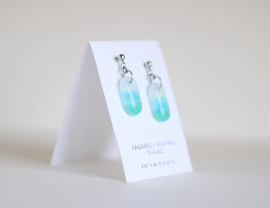 Tricolor Drop Earrings