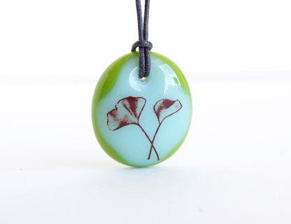 Ginkgo Leaf Necklace