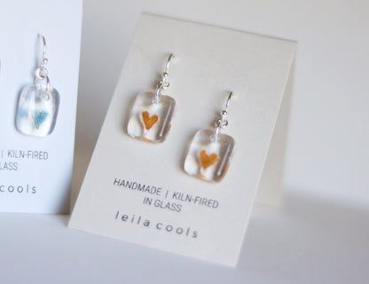 Heart Earrings - Gold