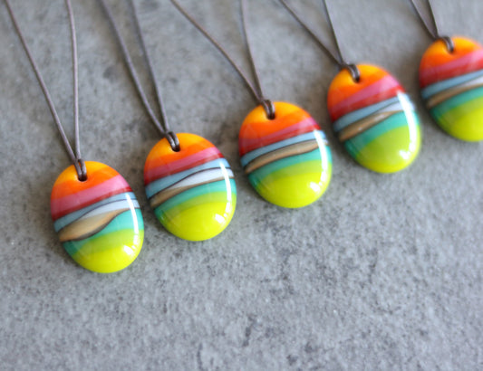 Deep Sunset Necklace