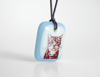 Tabby Cat Necklace