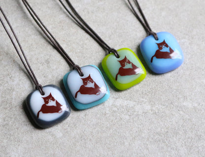 Tuxedo Cat Necklace