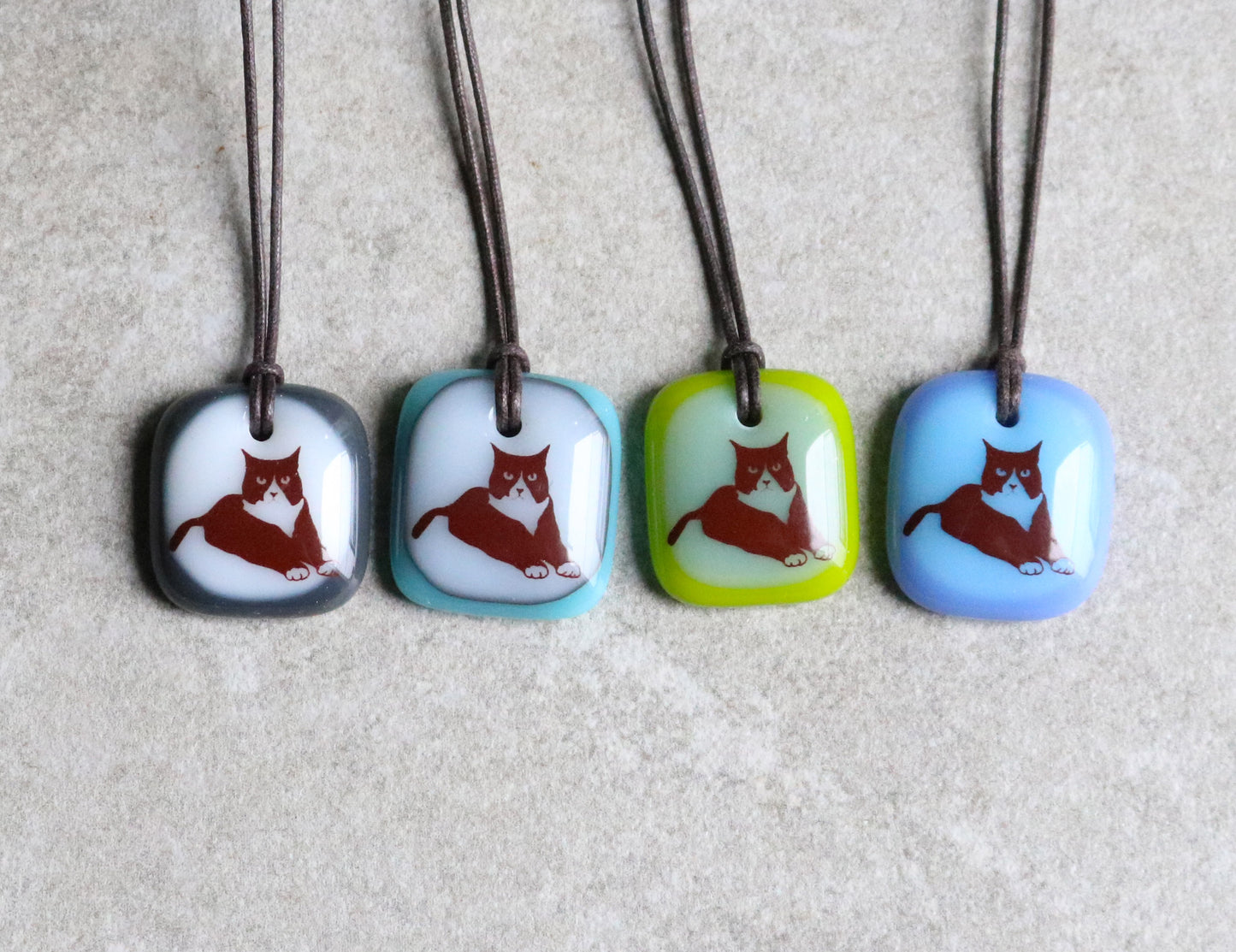 Tuxedo Cat Necklace