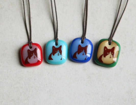 Tuxedo Cat Necklace