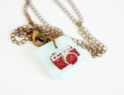 Vintage 35mm Camera Necklace