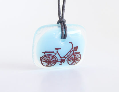 Vintage Bicycle Necklace