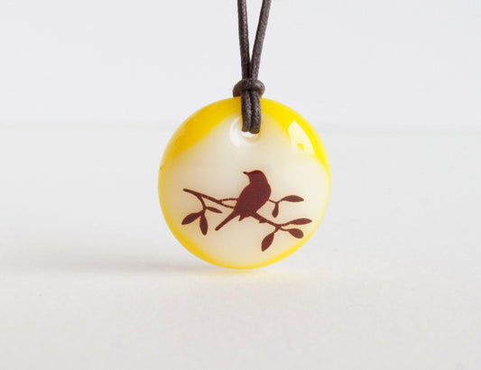 Bird on a Branch Necklace - Wholesale