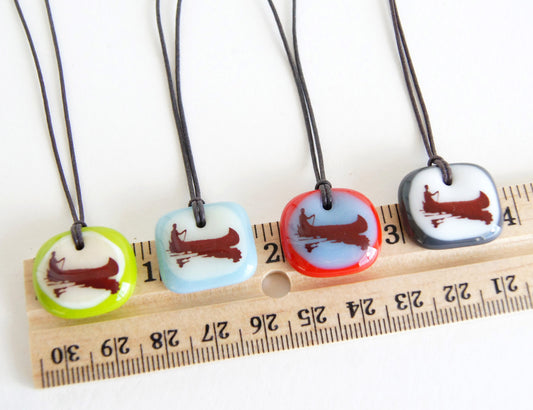 canoe necklace assortment with ruler