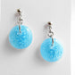 Aqua Bubble Drop Earrings - One-of-a-Kind