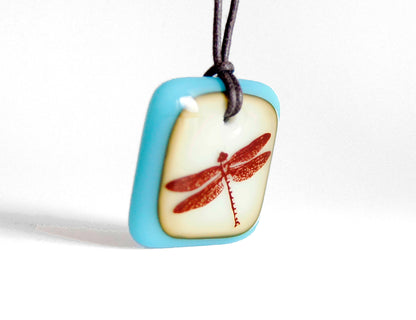 Handmade dragonfly jewelry nature lover's gift. 