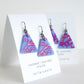 colorful handmade statement earrings