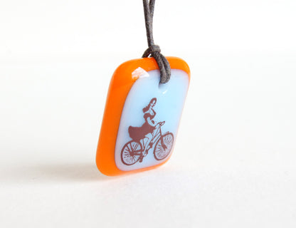 Bicycle Lady Necklace