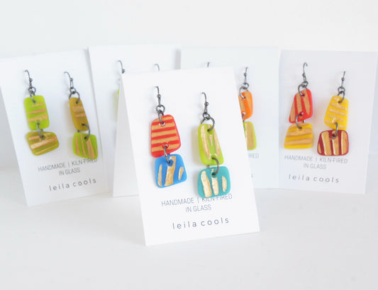 Mismatched Earrings Multicolour #7