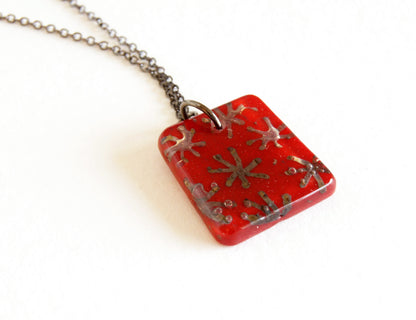 Glass Pendant Necklace #1