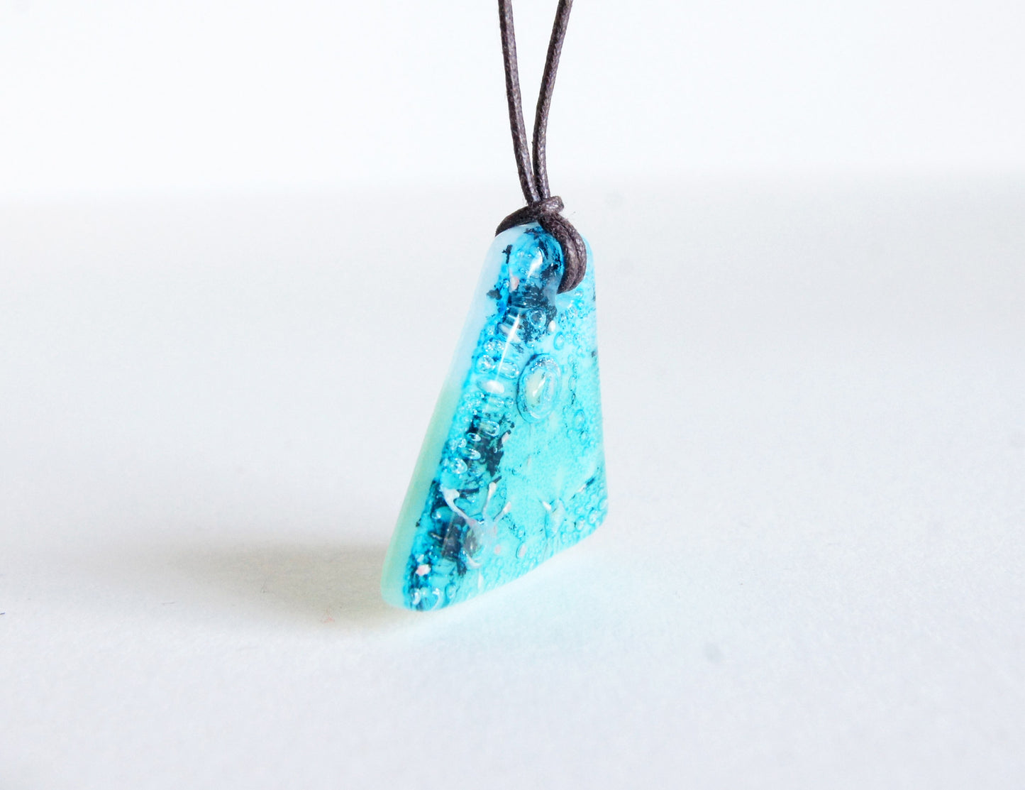 Glass Pendant Necklace #15