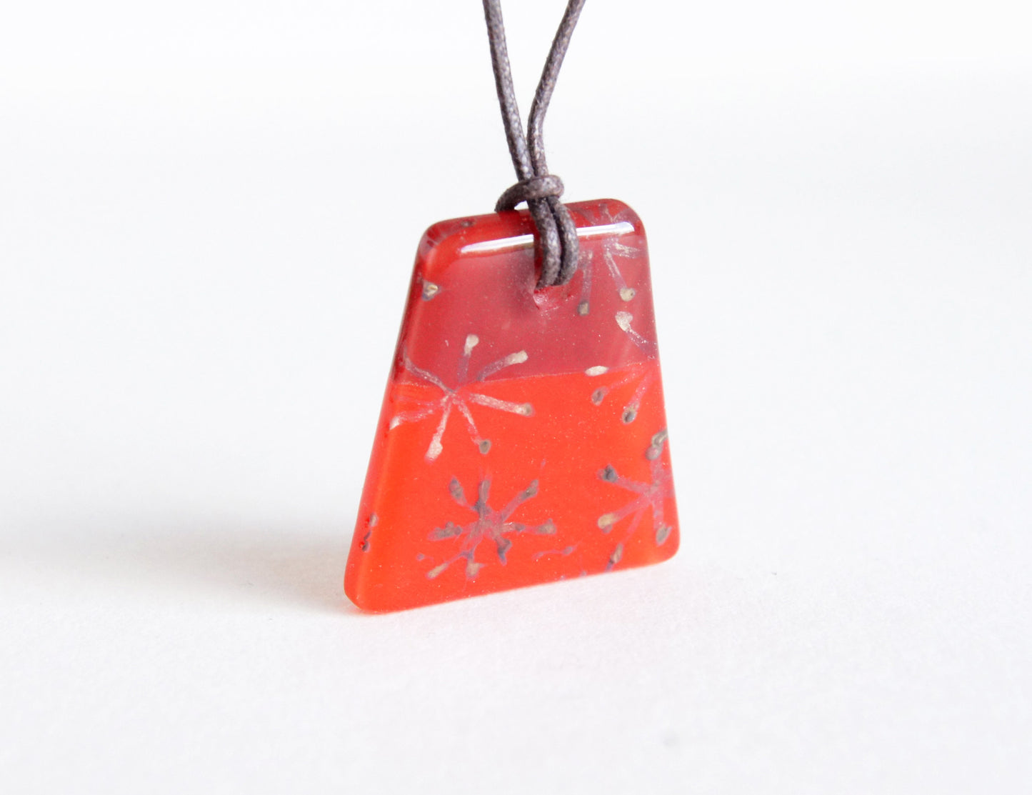 Glass Pendant Necklace #18