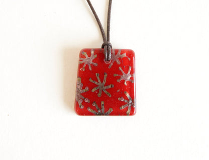 Glass Pendant Necklace #1