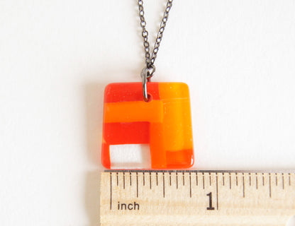 Glass Pendant Necklace #3